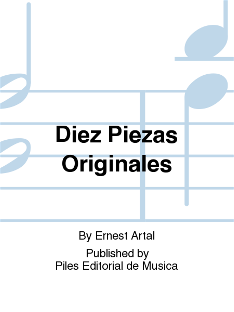 Diez Piezas Originales Diez Piezas Originales Piano scores gallery preview page 1