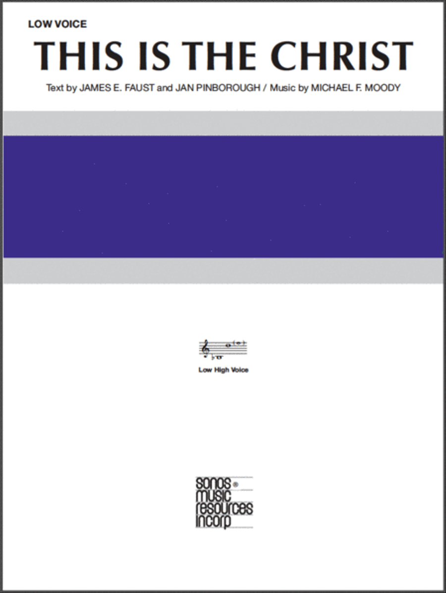 This Is the Christ - Vocal Solo Low Voice Solo scores gallery preview page 1