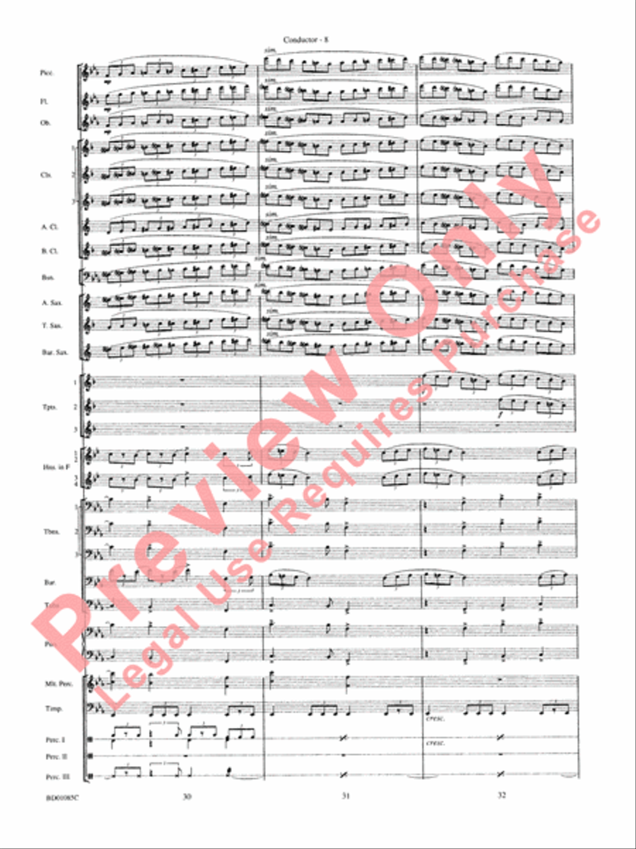 The Ascension Concert Band scores gallery preview page 11