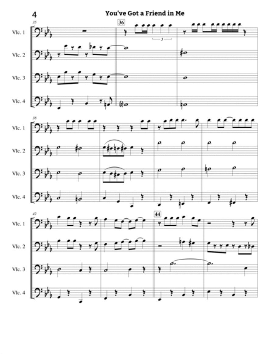 You've Got A Friend In Me Small Ensemble scores gallery preview page 4