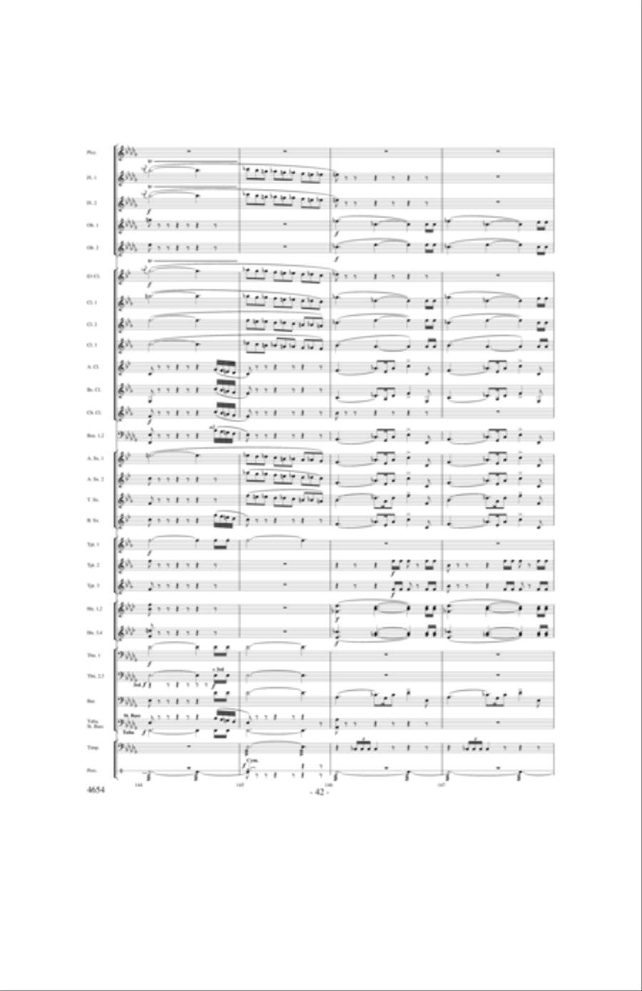 Ride of the Valkyries Concert Band scores gallery preview page 41