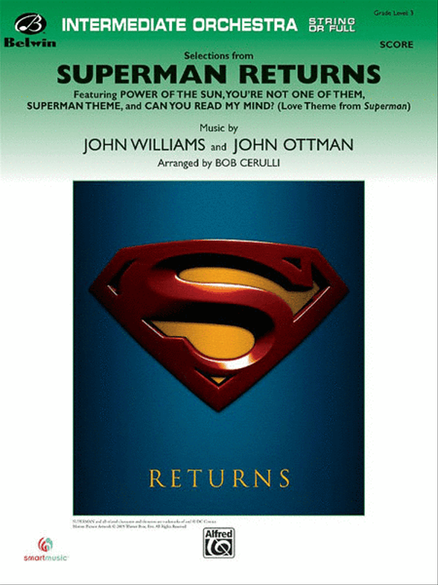 Superman Returns Full Orchestra scores gallery preview page 1