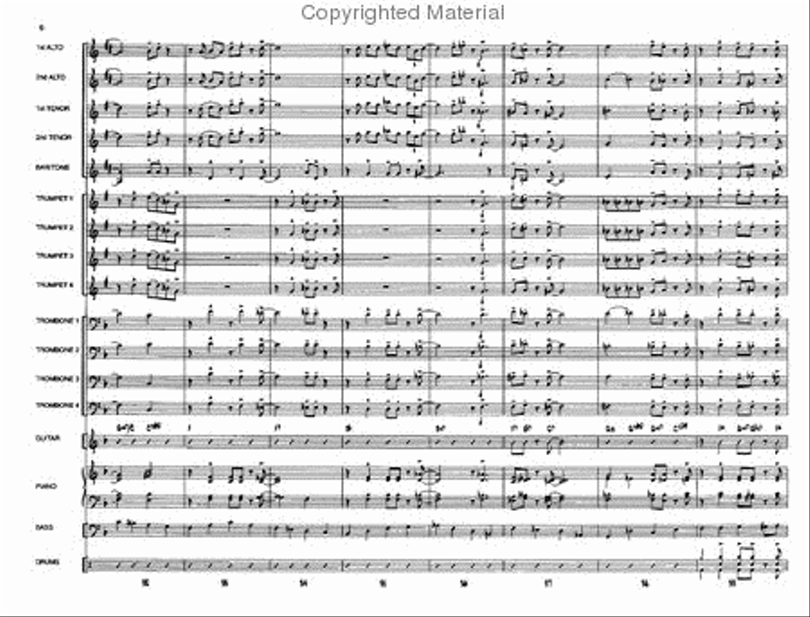 Blues for Buster Jazz Ensemble scores gallery preview page 6