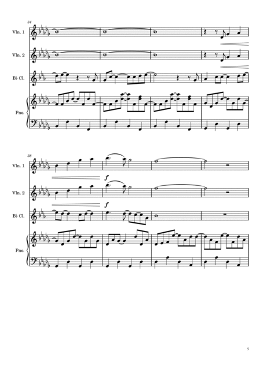 Christmas Like A Lullaby Christmas Like A Lullaby Small Ensemble scores gallery preview page 5