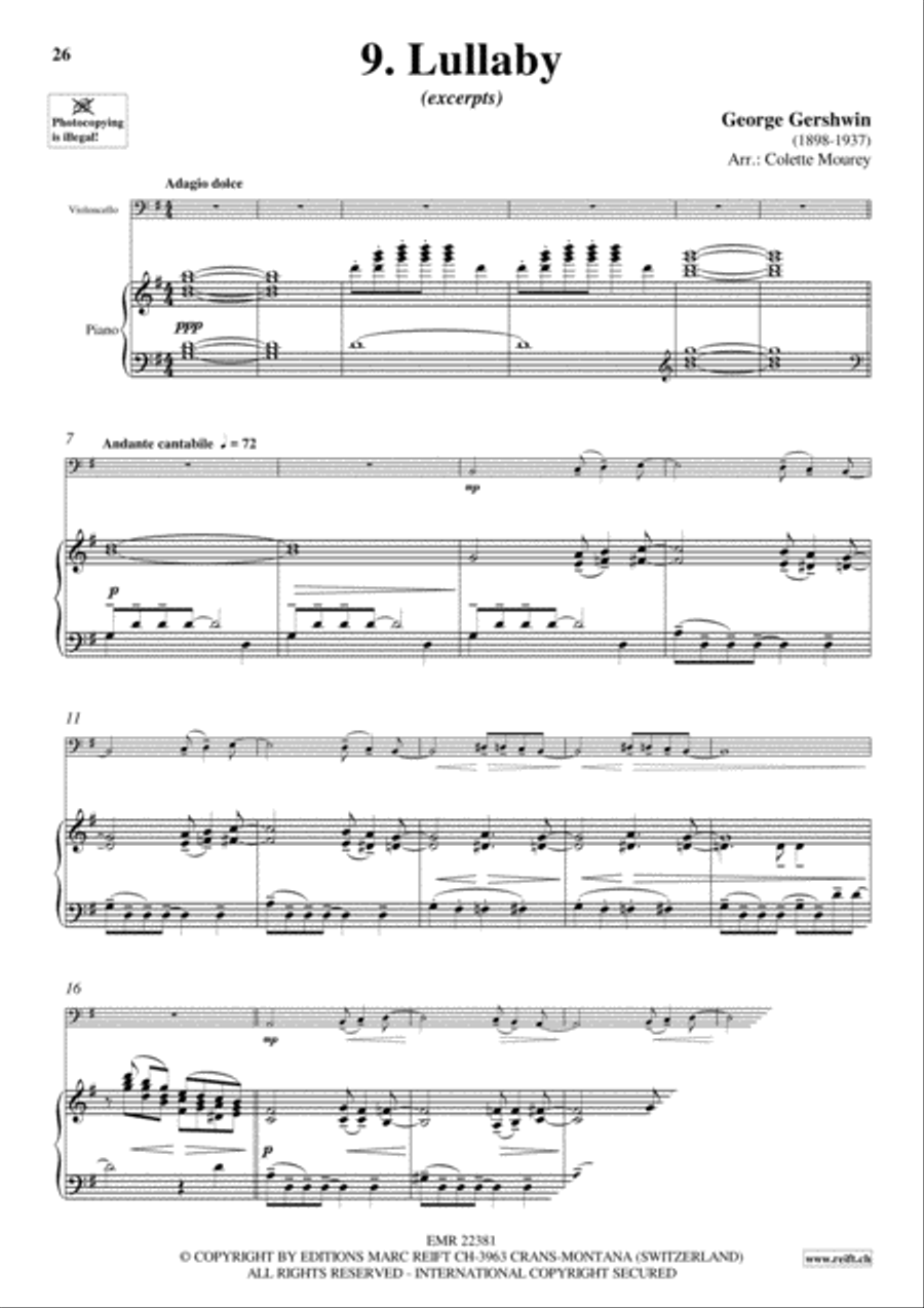 Gershwin 20 Greatest Hits Piano Accompaniment scores gallery preview page 11