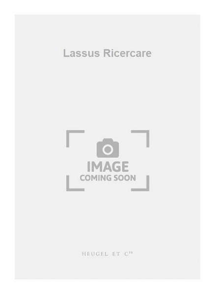 Lassus Ricercare