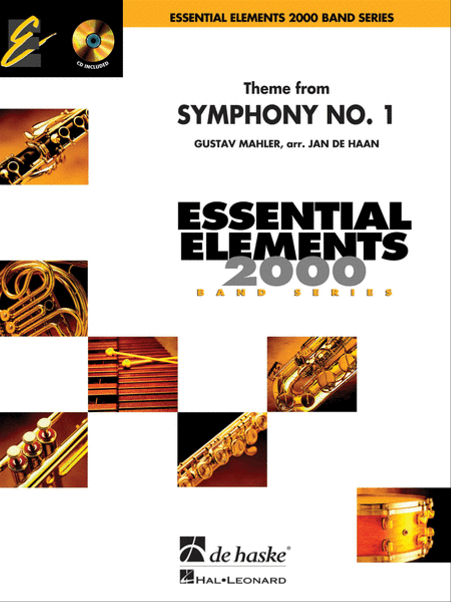 Theme from Symphony No. 1 Concert Band scores gallery preview page 1