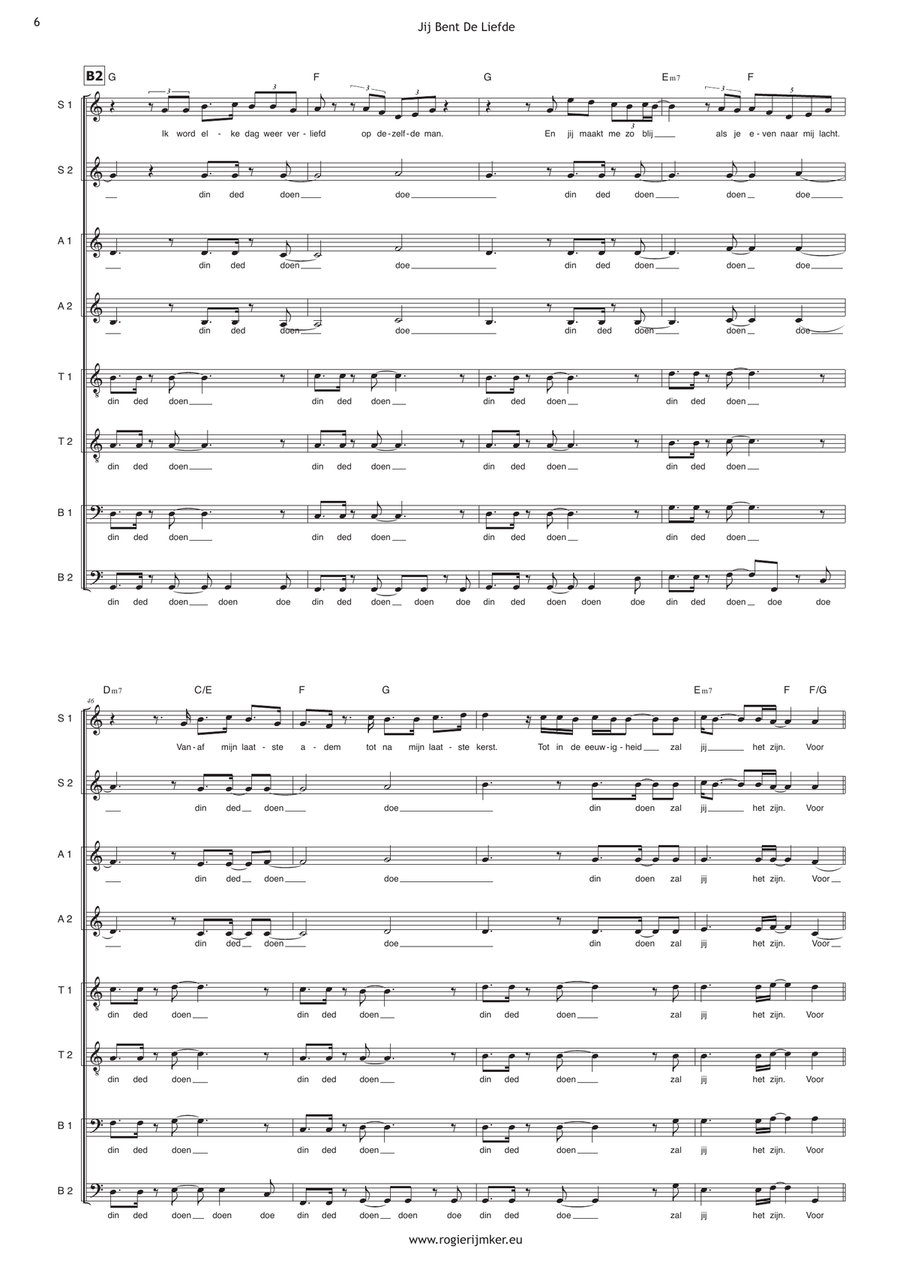 Jij Bent De Liefde Jij Bent De Liefde Divisi scores gallery preview page 6