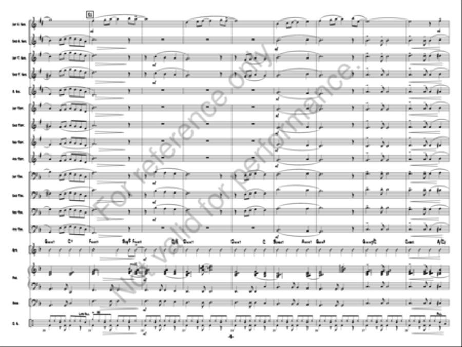 Autumn Afternoon Jazz Ensemble scores gallery preview page 4