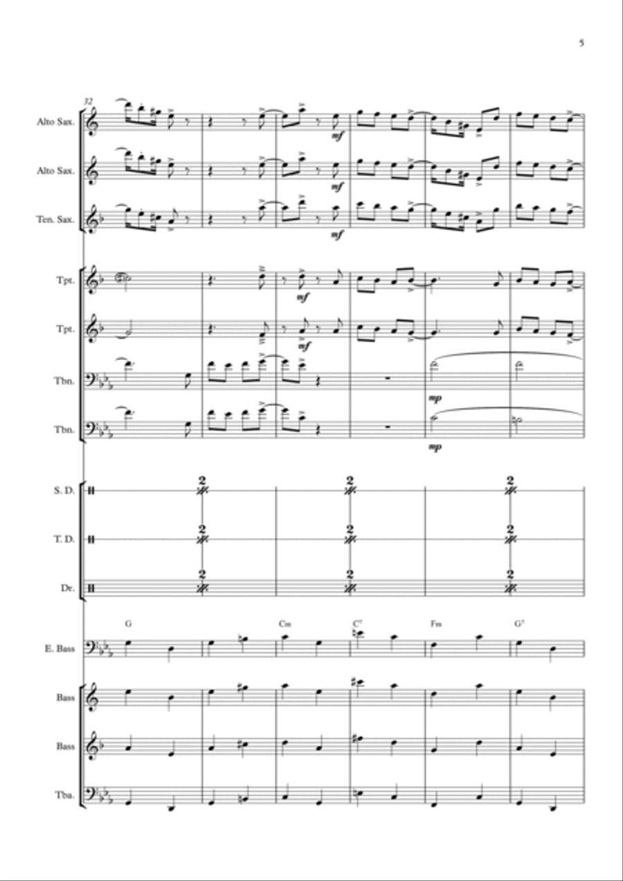 Zé Lacraia Concert Band scores gallery preview page 6