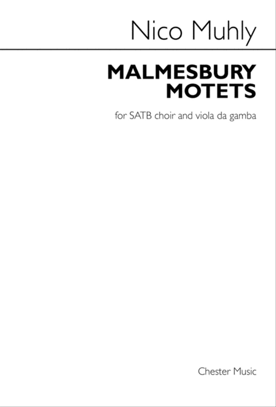 Malmesbury Motets 4-Part scores gallery preview page 1
