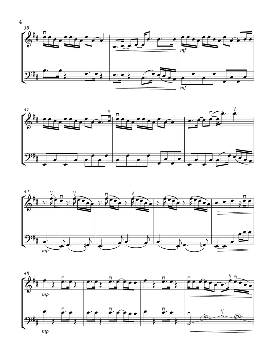 Levitating String Duet scores gallery preview page 4
