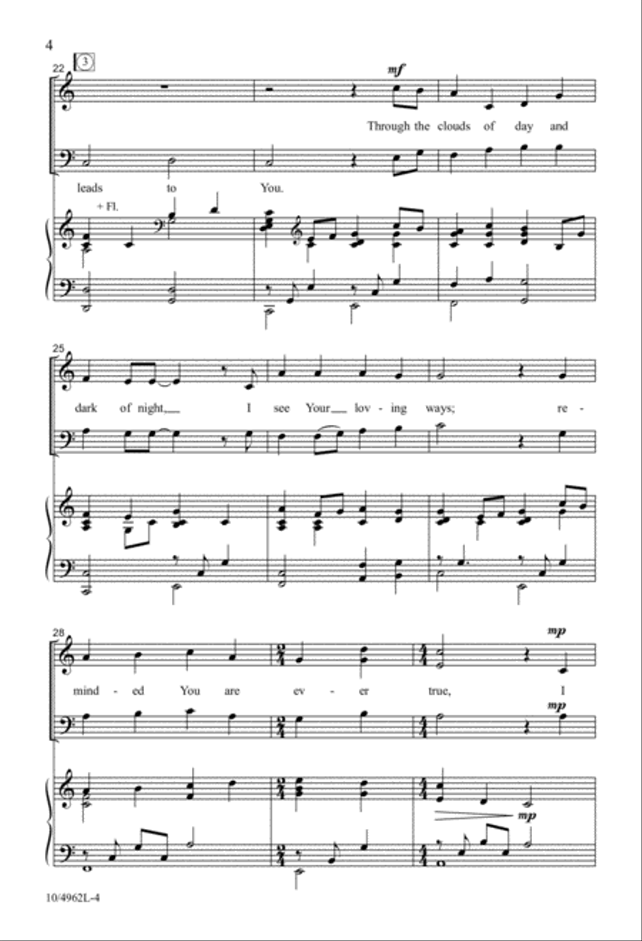 I Know Your Heart of Grace 3-Part scores gallery preview page 4