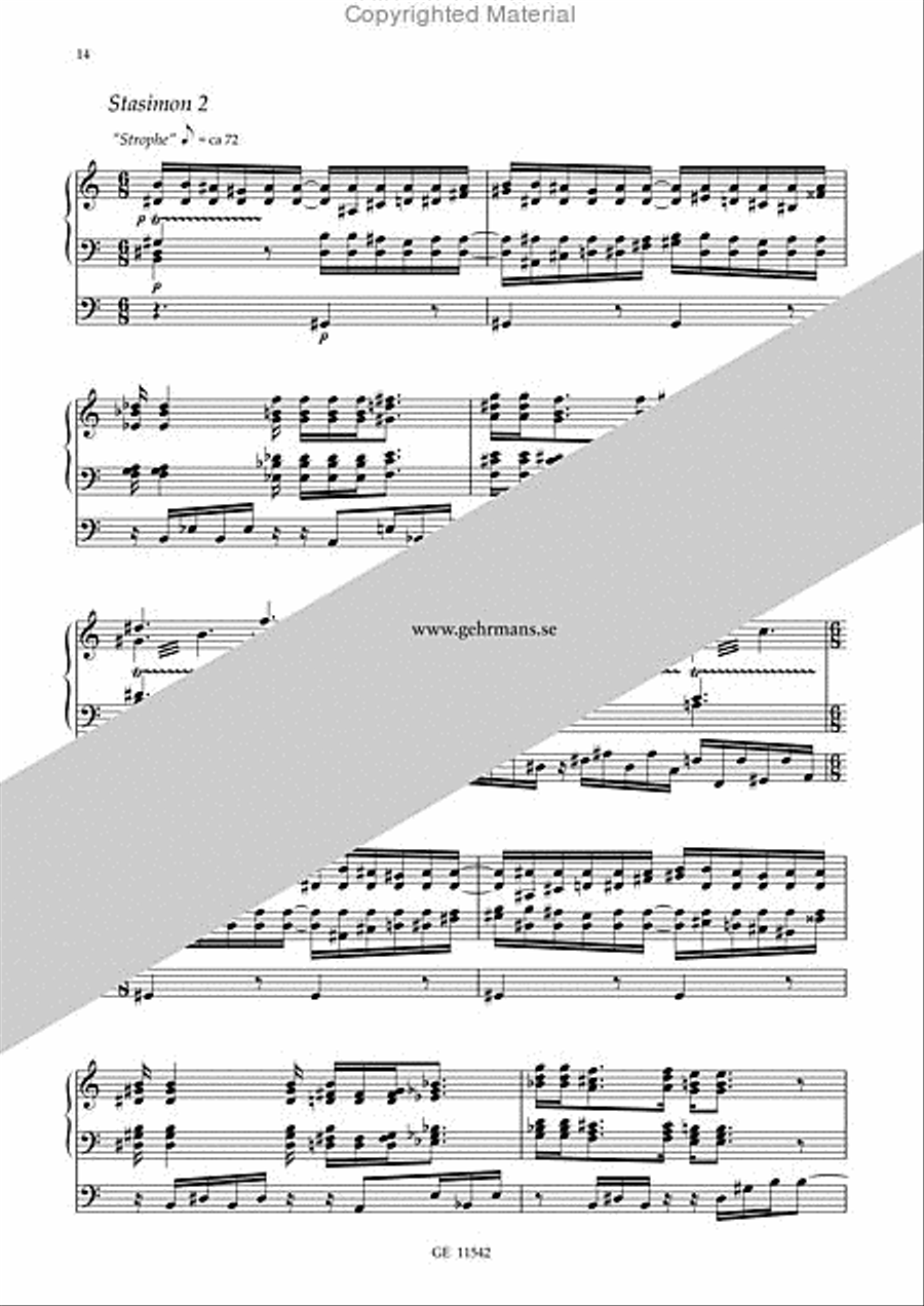 Tragoedia Organ scores gallery preview page 15