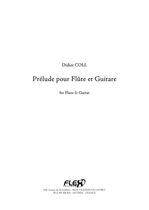 Book cover for Prelude pour Flute et Guitare