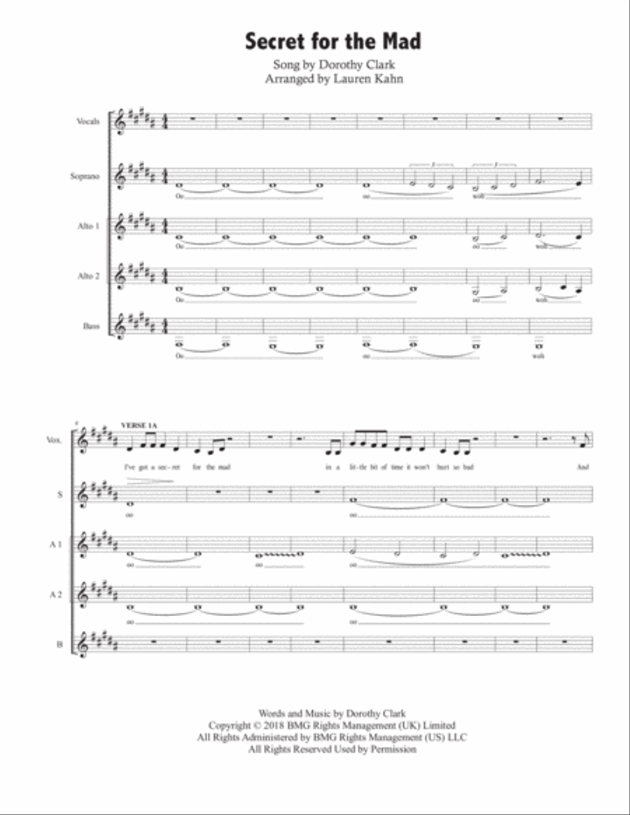 Secret For The Mad SSAA scores gallery preview page 1