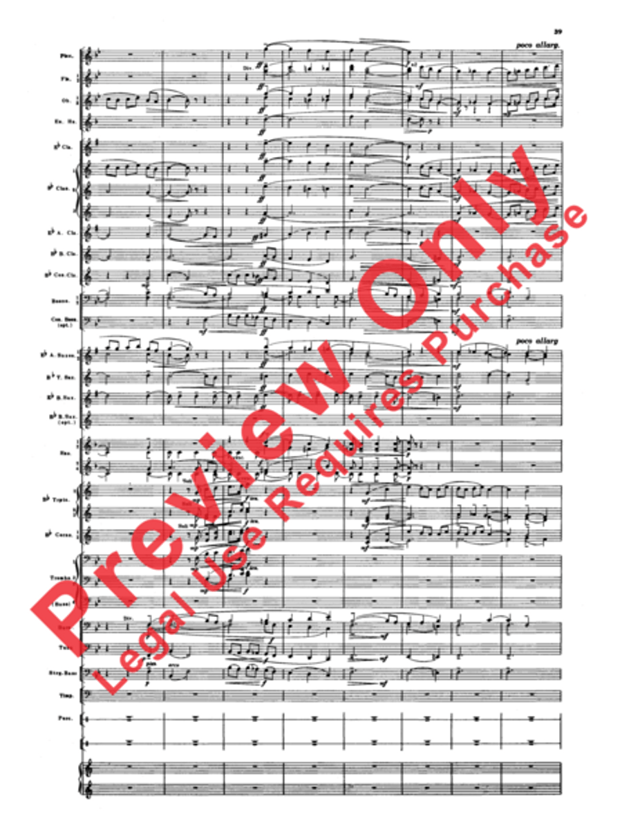 Armenian Dances, Part 1 Concert Band scores gallery preview page 40