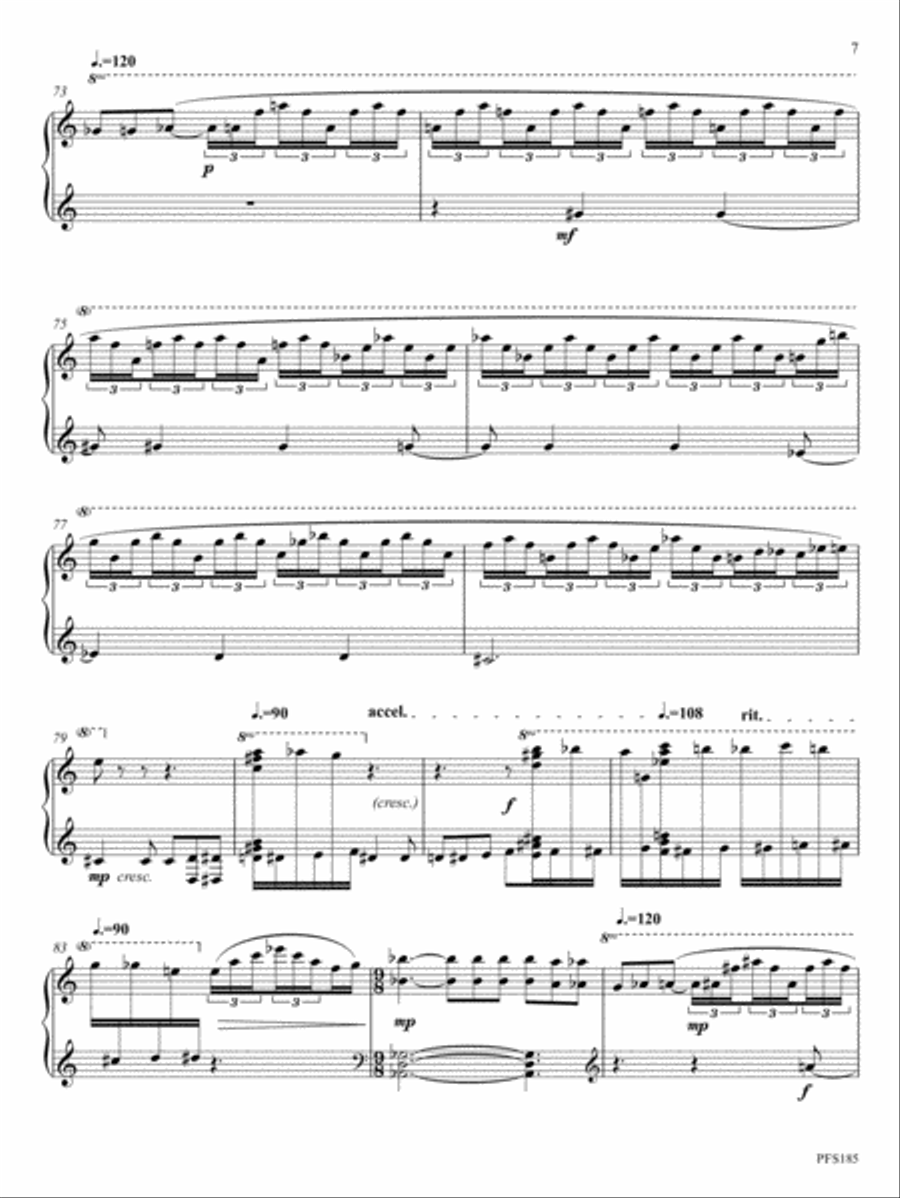 Dali's Staircase Piano Solo scores gallery preview page 8