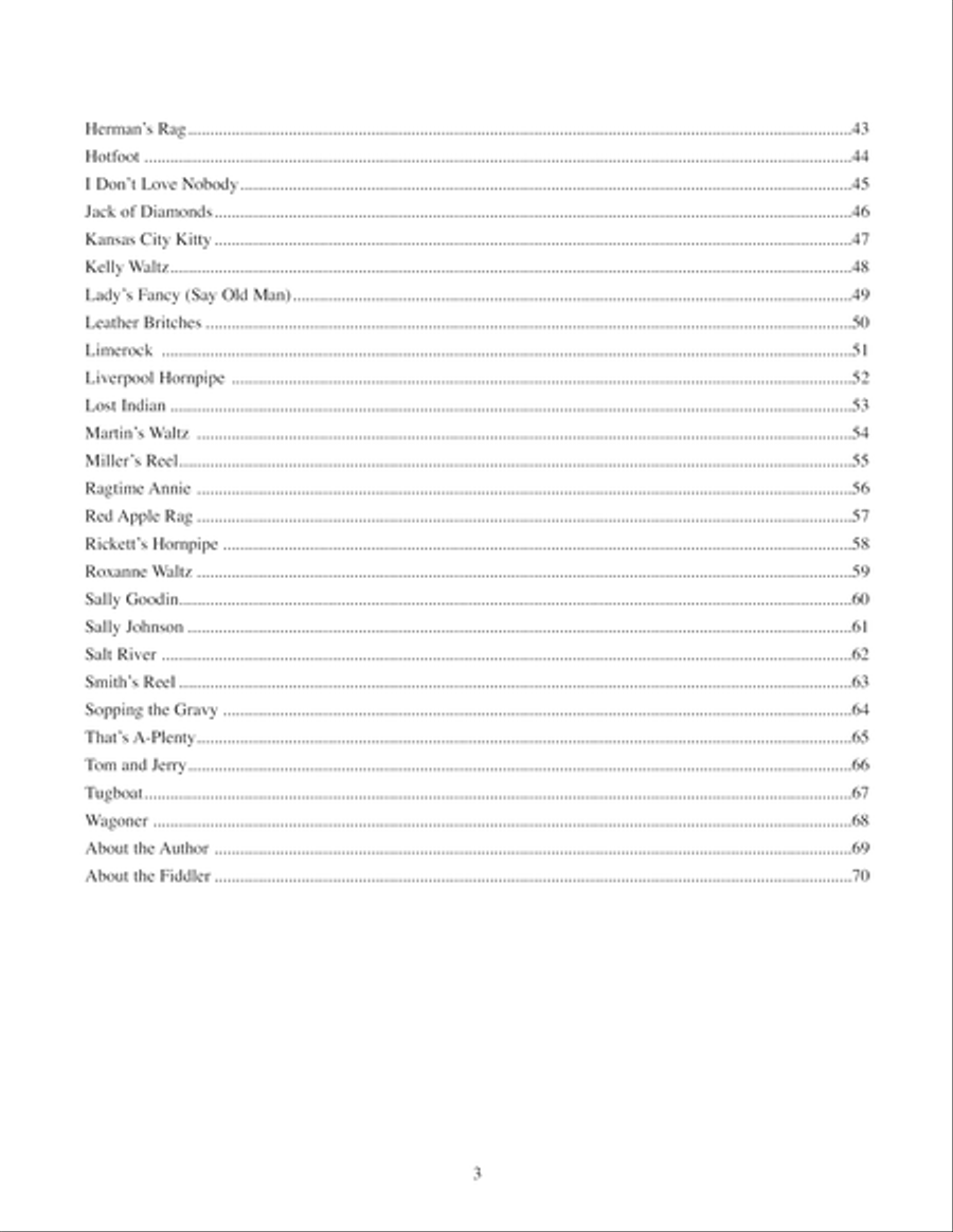Anthology of Contest Fiddle Tunes Violin scores gallery preview page 4