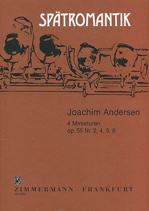 Book cover for Four Miniatures Op. 55/2/4/5/8