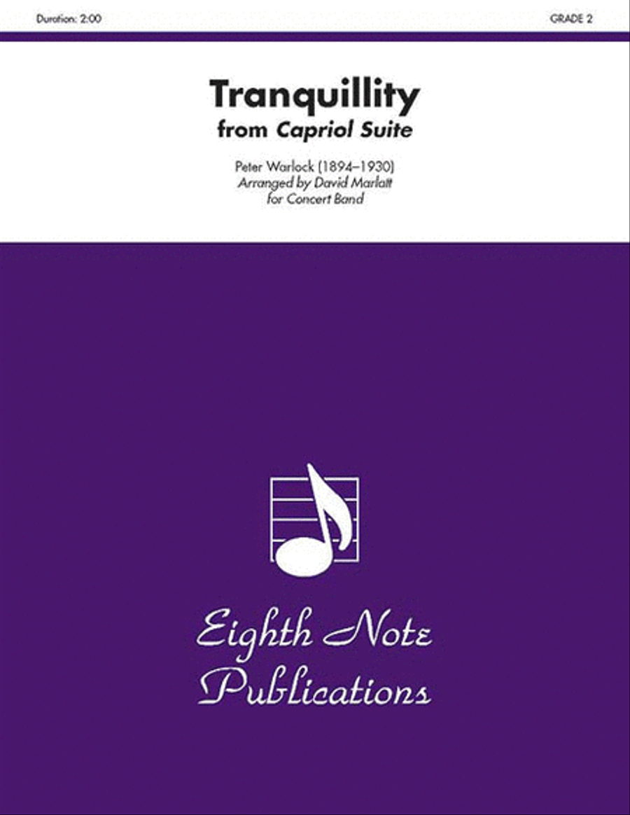 Tranquillity (from Capriol Suite) Concert Band scores gallery preview page 1