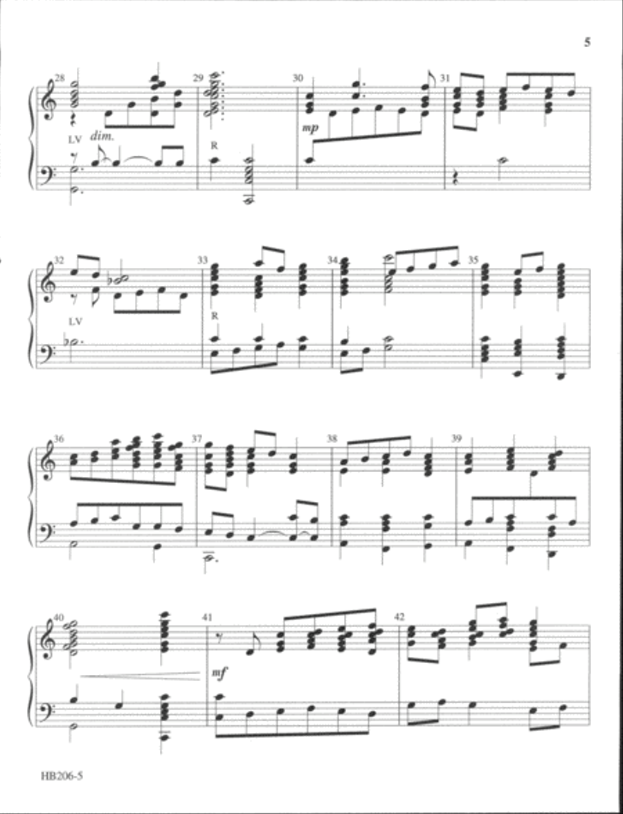 Of the Father's Love Begotten - McChesney 5-Octaves scores gallery preview page 4