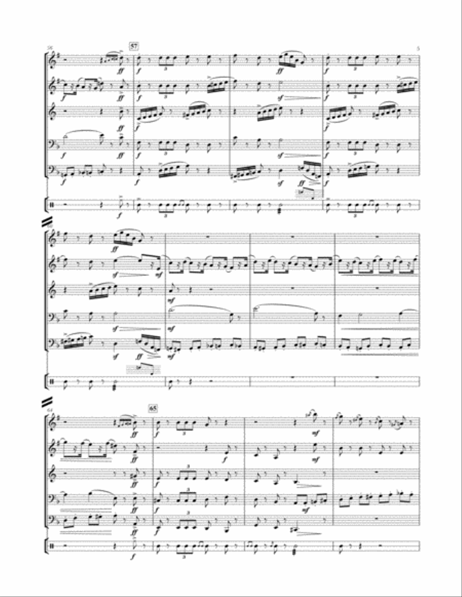 Suite from the Nutcracker for Brass Quintet image number null