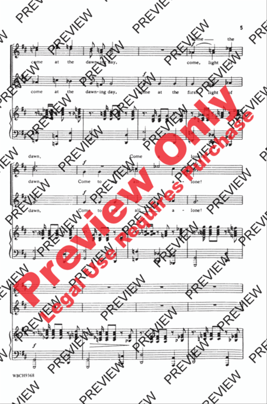 Three Spanish Ballades Women's Choir scores gallery preview page 5