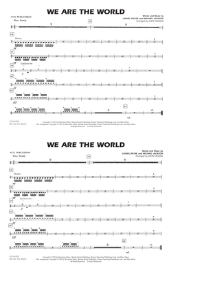 We Are The World - Aux Percussion