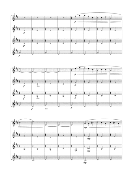 Gymnopédie Nos. 1,2,3 for Clarinet Quartet image number null