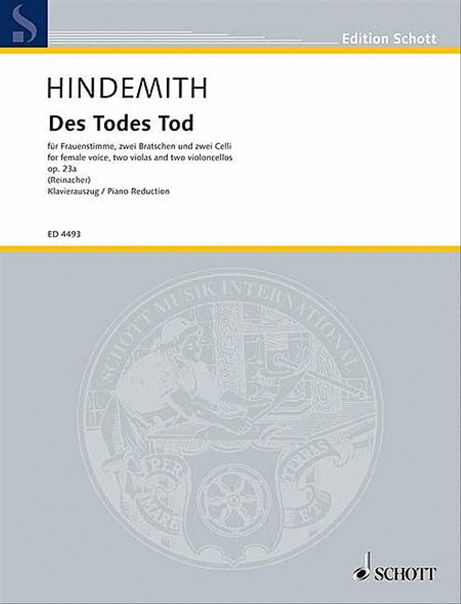 Todes Tod Op. 23a Violin Solo scores gallery preview page 1