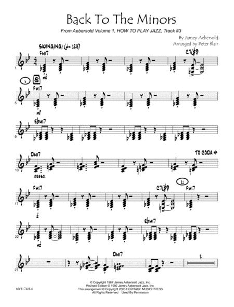 Aebersold for Everyone - Piano Jazz Ensemble scores gallery preview page 6