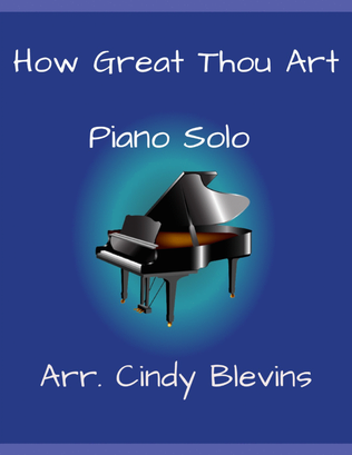 Book cover for How Great Thou Art, for Piano Solo