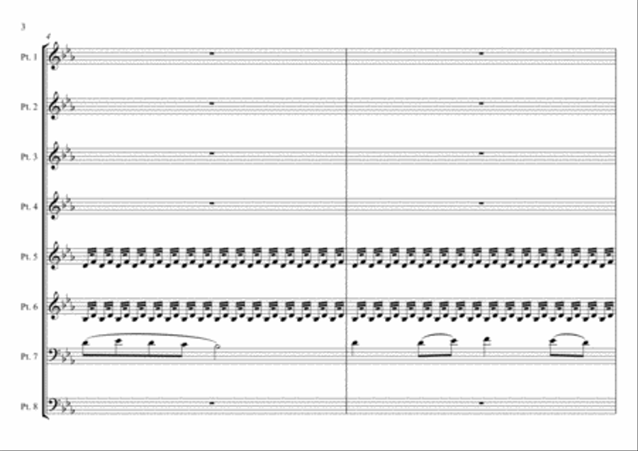 The Lord Of The Dance The Lord Of The Dance Woodwind Ensemble scores gallery preview page 4