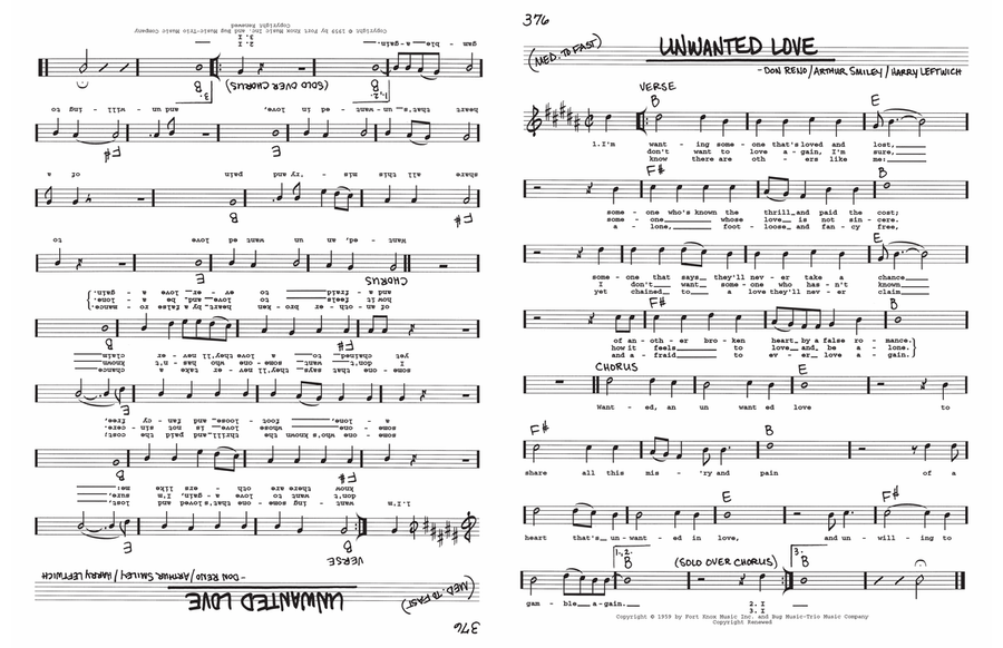 Unwanted Love Voice scores gallery preview page 1