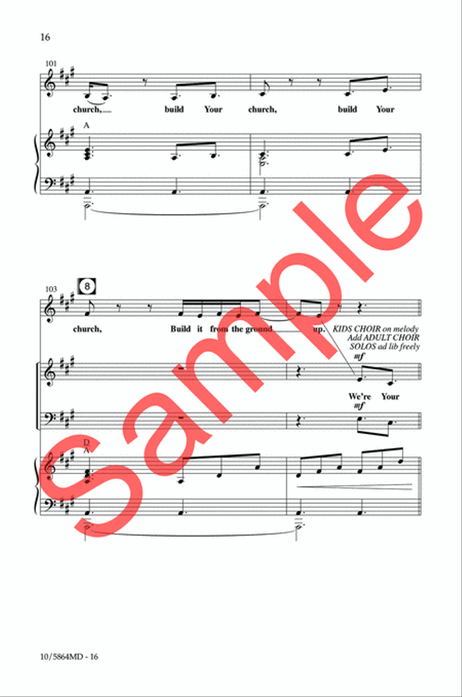 Build Your Church 4-Part scores gallery preview page 16