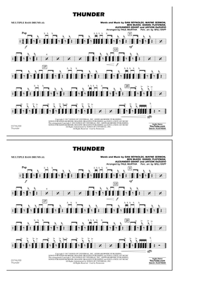 Thunder - Multiple Bass Drums