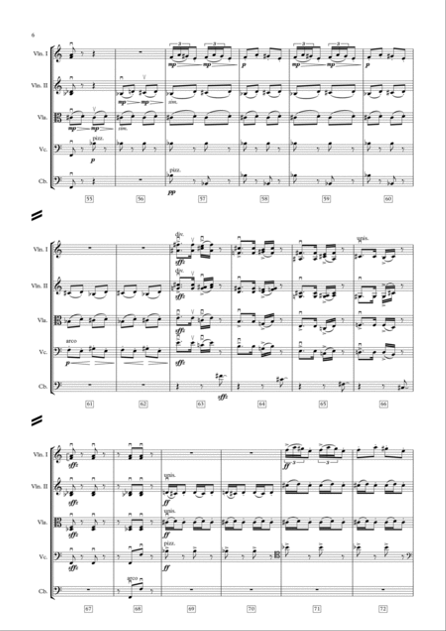 Psycho Suite String Orchestra scores gallery preview page 6