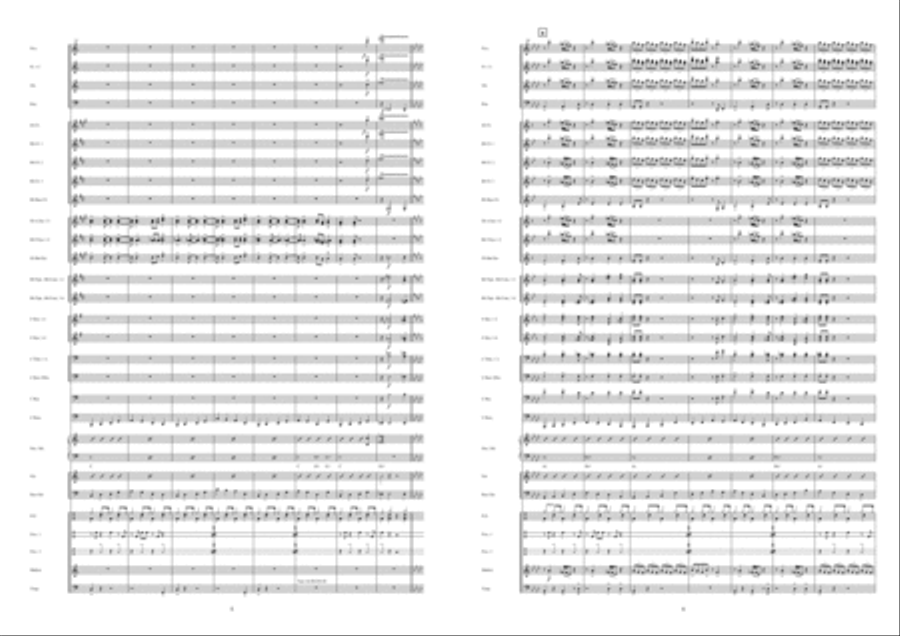 Tribute To Glenn Miller Concert Band scores gallery preview page 4