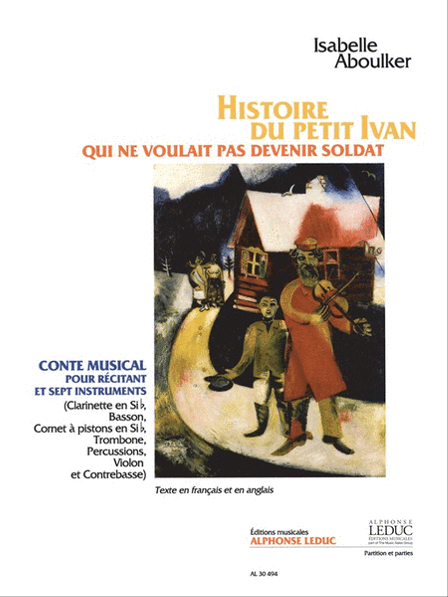 Aboulker Histoire Petit Ivan Qui Ne Voulait Pas Devenir Soldat Ens Bk Collection / Songbook scores gallery preview page 1