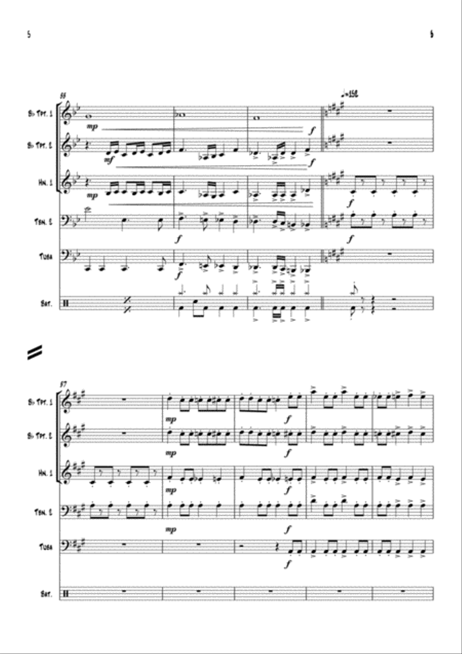 Bohemian Rhapsody Small Ensemble scores gallery preview page 5
