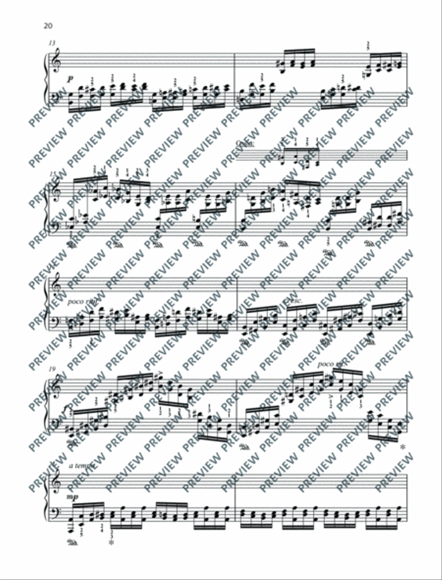 12 Etudes for the Left Hand Piano Method scores gallery preview page 21