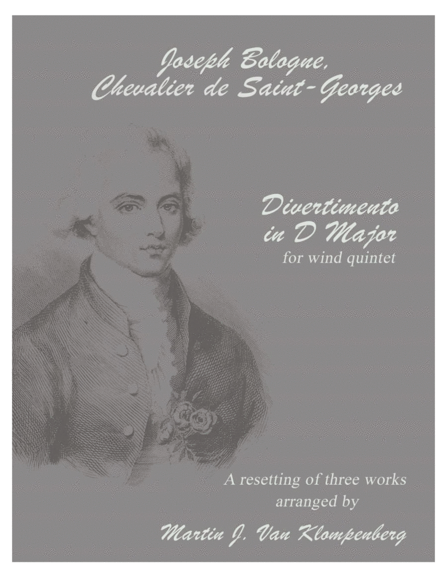 Divertimento in D-Major Woodwind Quintet scores gallery preview page 1