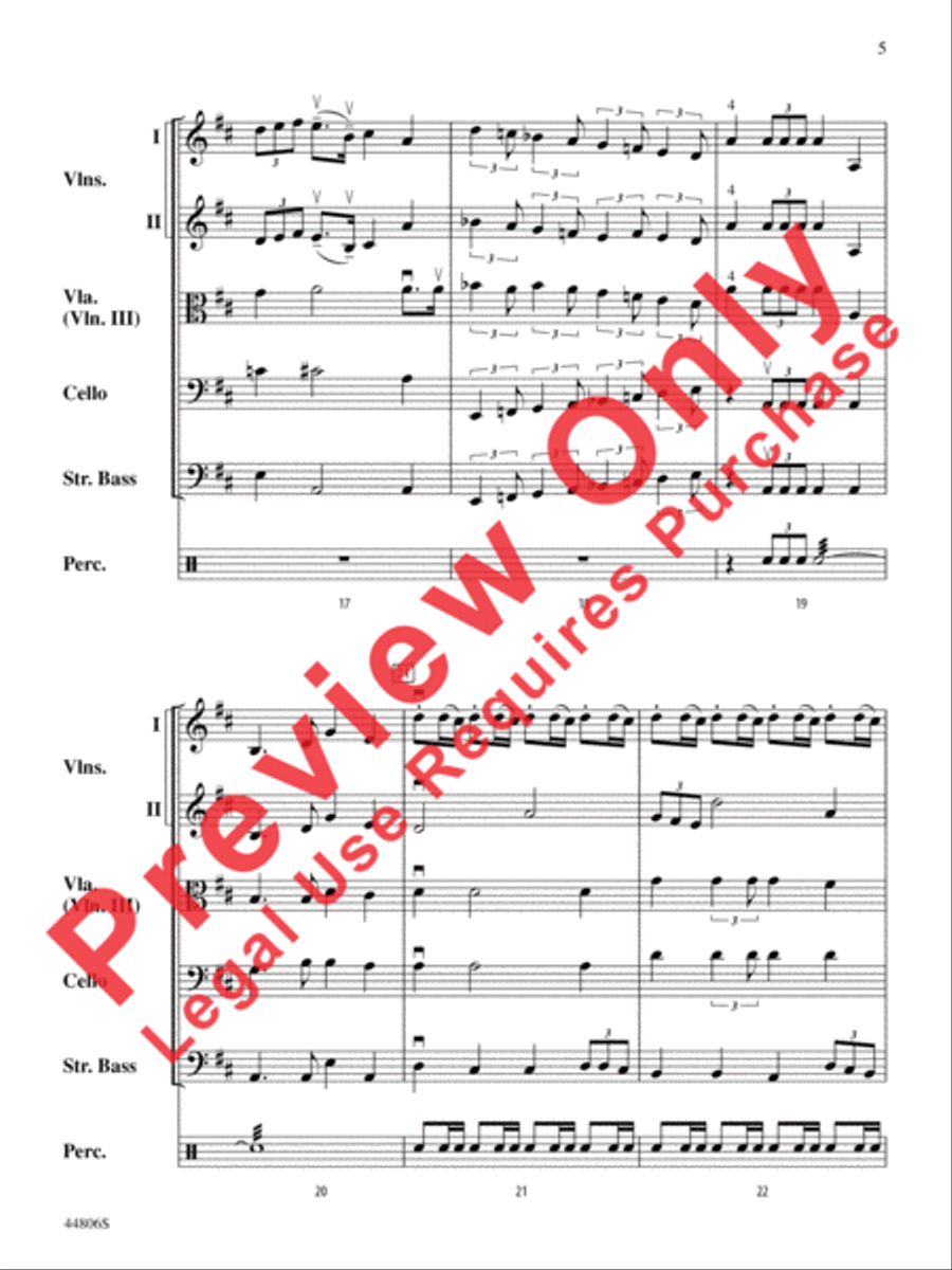 Star Wars Heroes String Orchestra scores gallery preview page 6