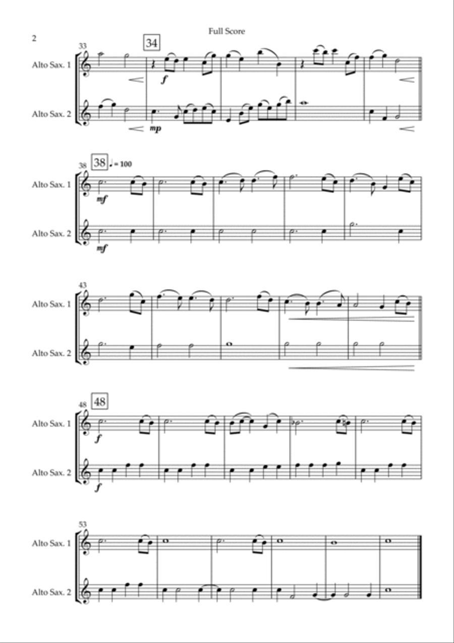 Jurassic Park Iii Woodwind Duet scores gallery preview page 2