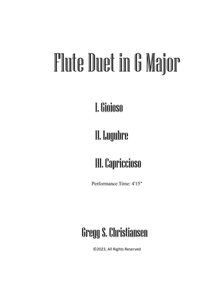 Flute Duet in G Major