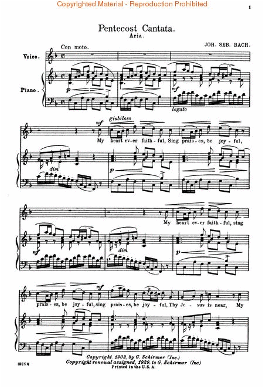 Anthology of Sacred Song – Volume 1 Voice scores gallery preview page 2