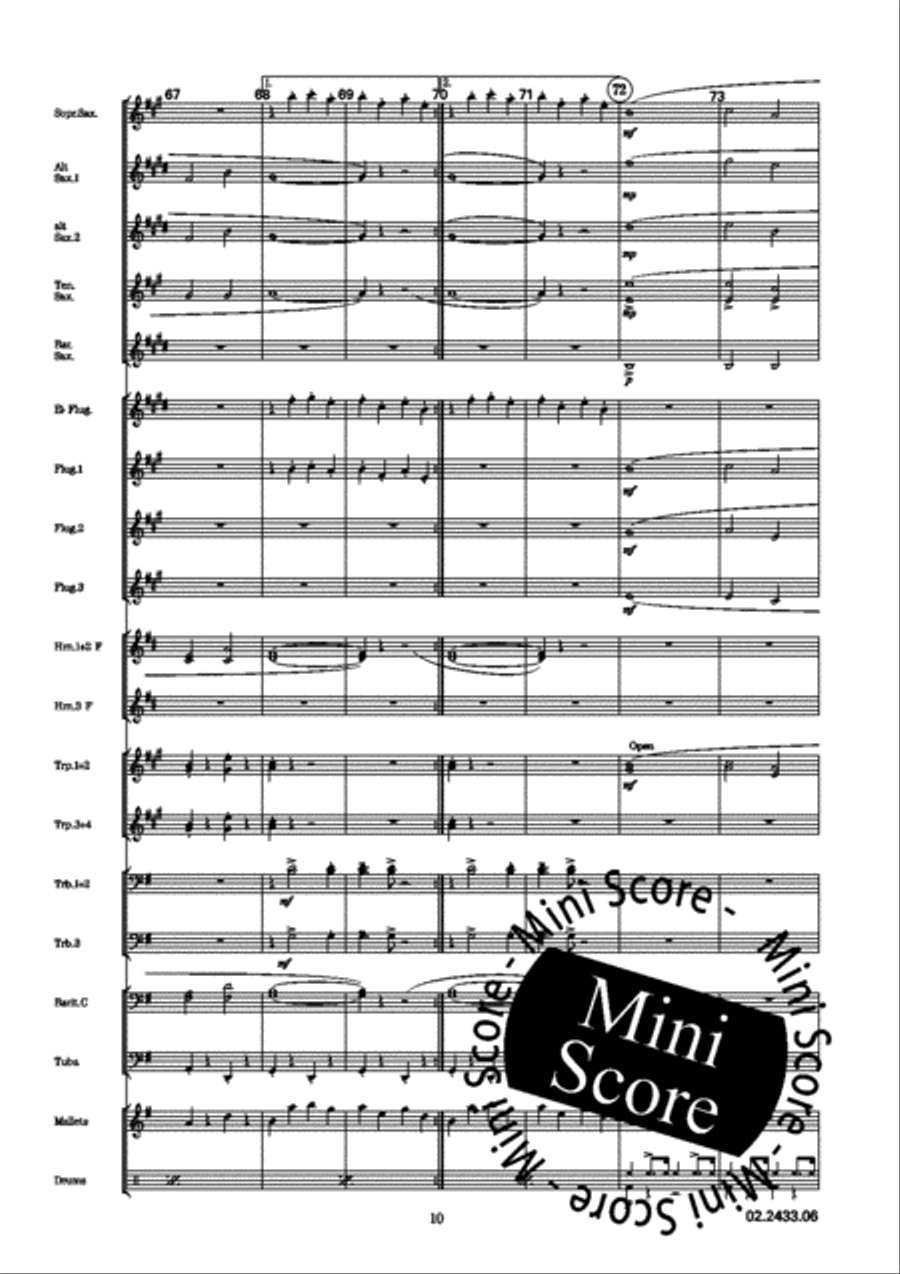 Klingende Weihnacht Fanfare Band scores gallery preview page 13