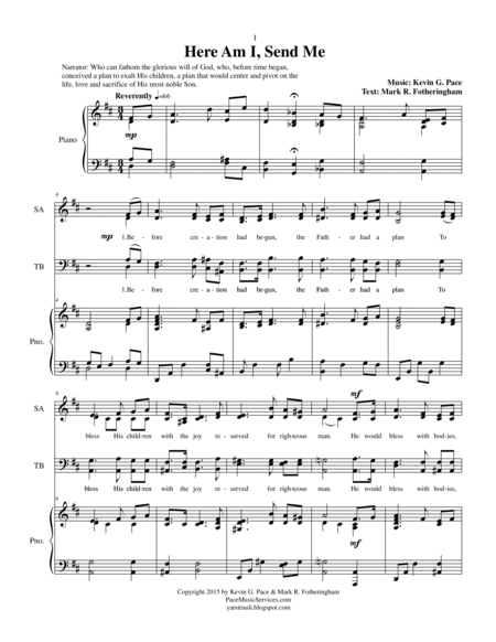 The Savior: A Sacred Cantata for SATB Choir with piano accompaniment image number null