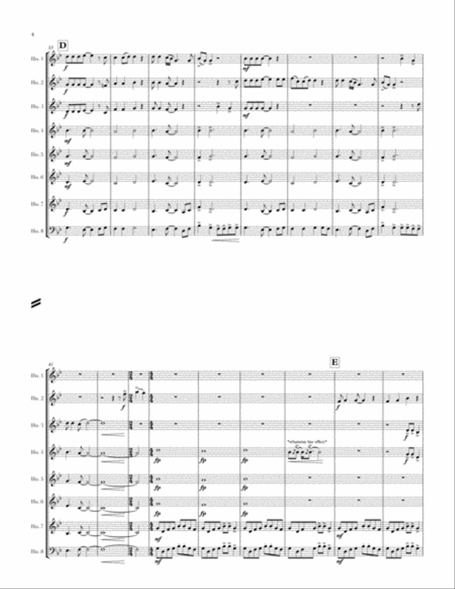 You Give Love A Bad Name Horn scores gallery preview page 4